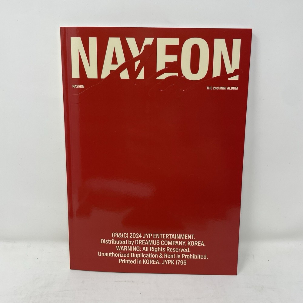 Twice Nayeon 2nd Mini Album 'Na' C Version (Red) - SIGNED Insert - SHIPS TODAY