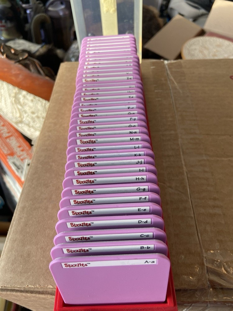 Sizzix Alphabet Dies Complete Set-Fruit Smoothie