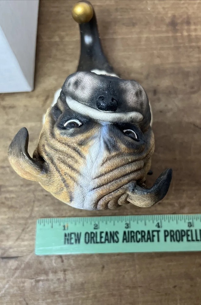Natures Window Hand Painted Casting Bulldog Puppy Hook