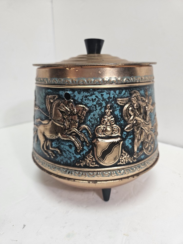 German Vintage Copper Biscuit Cookie Tin
