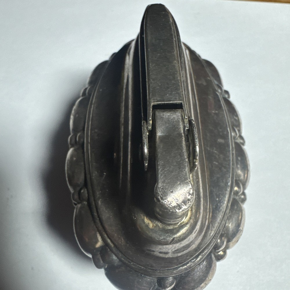 Vintage Silver Plate RONSON CROWN Table Lighter US