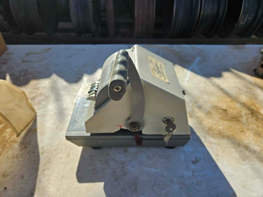 The Paymaster System Model#: 8500-7 Check Stamper Works Needs Ink