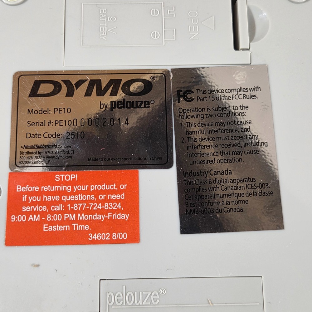DYMO Scale Model PE10