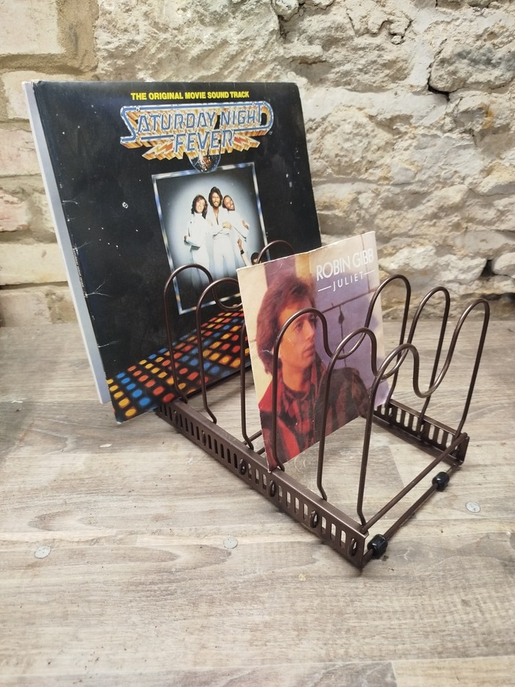 WIRE RECORD RACK - STORAGE  7" / LP VINYL Adjustable - TA