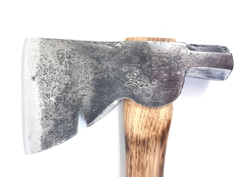 Vintage Anniversary Hatchet With Custom Leather Sheath