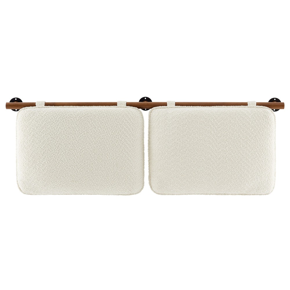 Anela Full Headboard in Cream Walnut