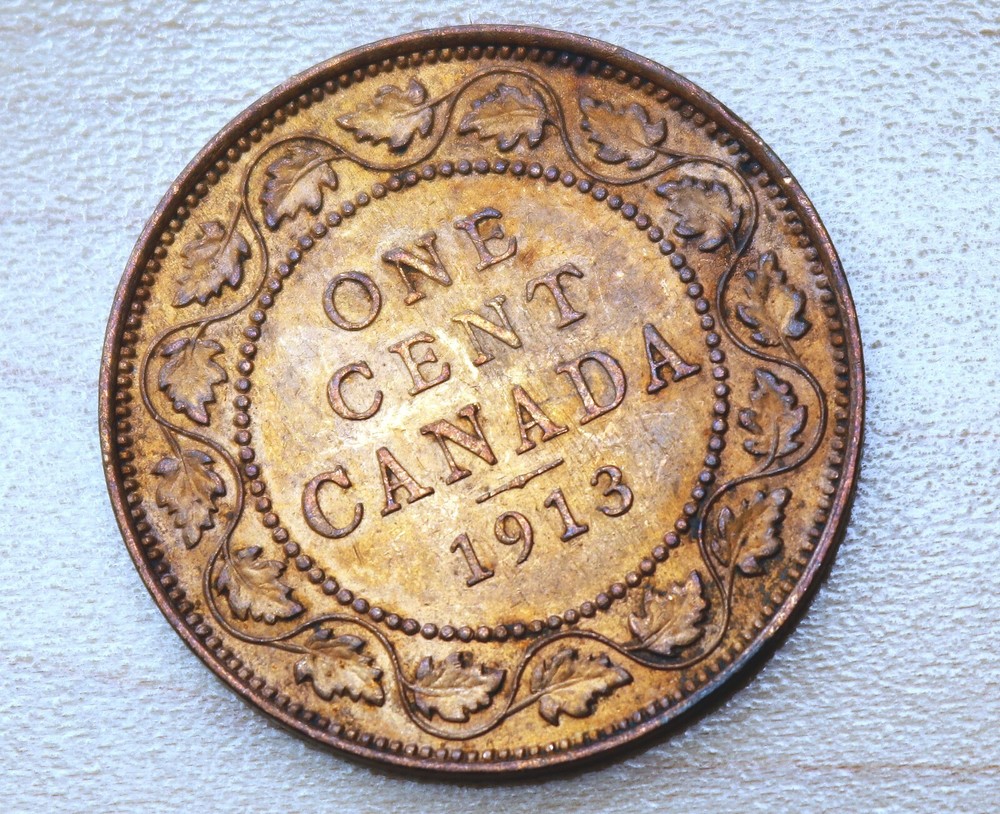 1913 Canada 1 Cent George V