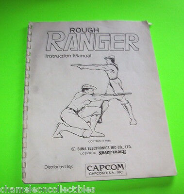 Capcom Rough Ranger Arcade Game Manual