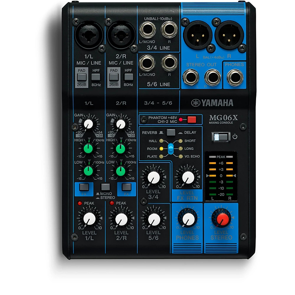 Yamaha MG06X 6-Channel Mixer