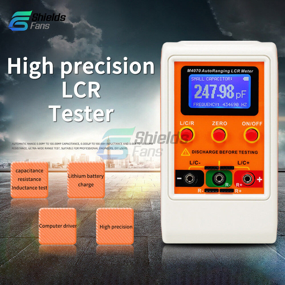 M4070 Handheld Auto Ranging LCR Meter Capacitance Inductance Resistance Tester