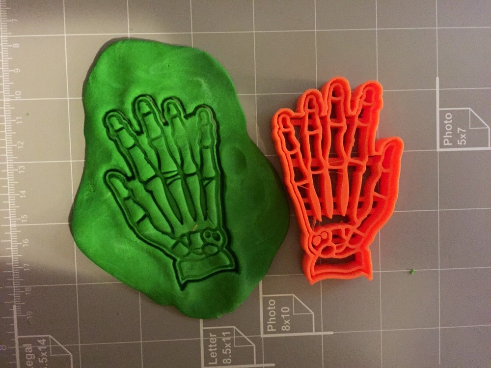 Hand Skeletons Cookie Cutter