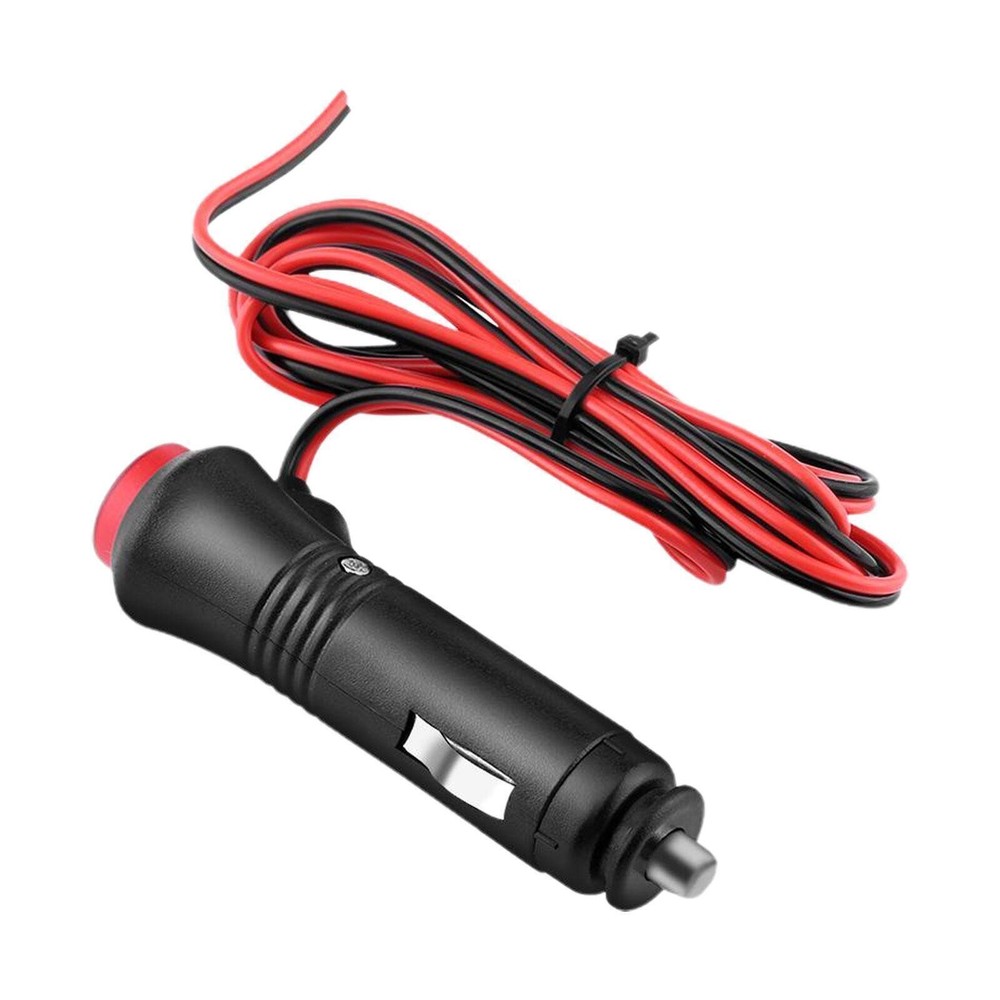 12V-24V 3FT 3A Car Cigarette Lighter Socket Plug Connector Red On/Off Switch