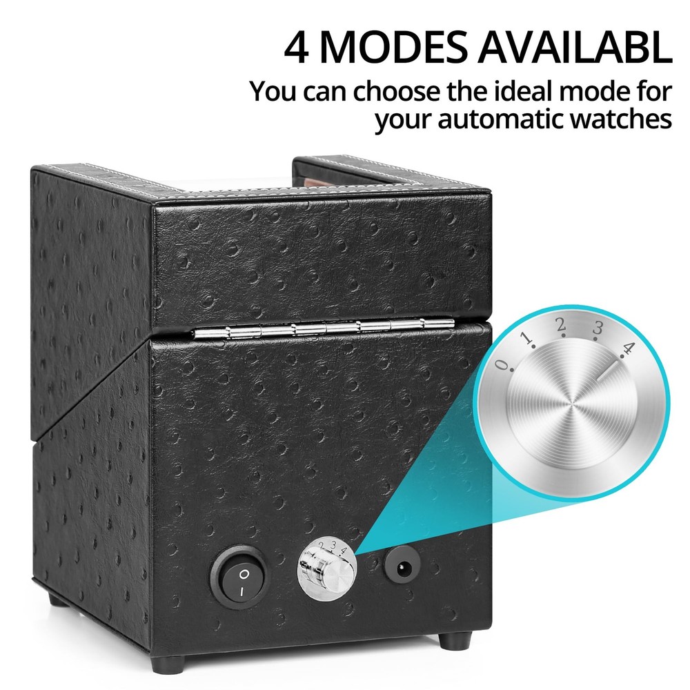 TRIPLE TREE Single Watch Winder Newly Winder, PU Leather