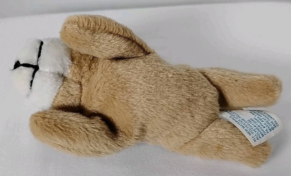 Plush Puppy Keychain 5"