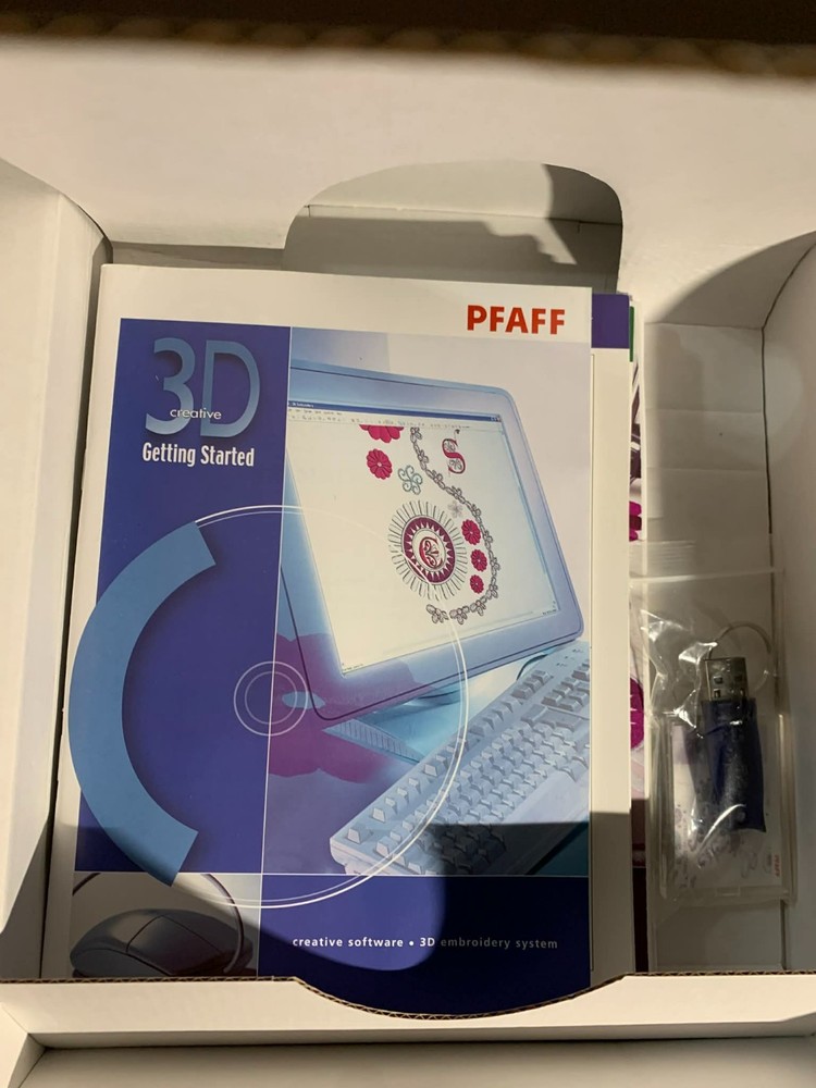 PFAFF 3D Embroidery Artist Software Complete with Dongle Version 7.25 + Bonus