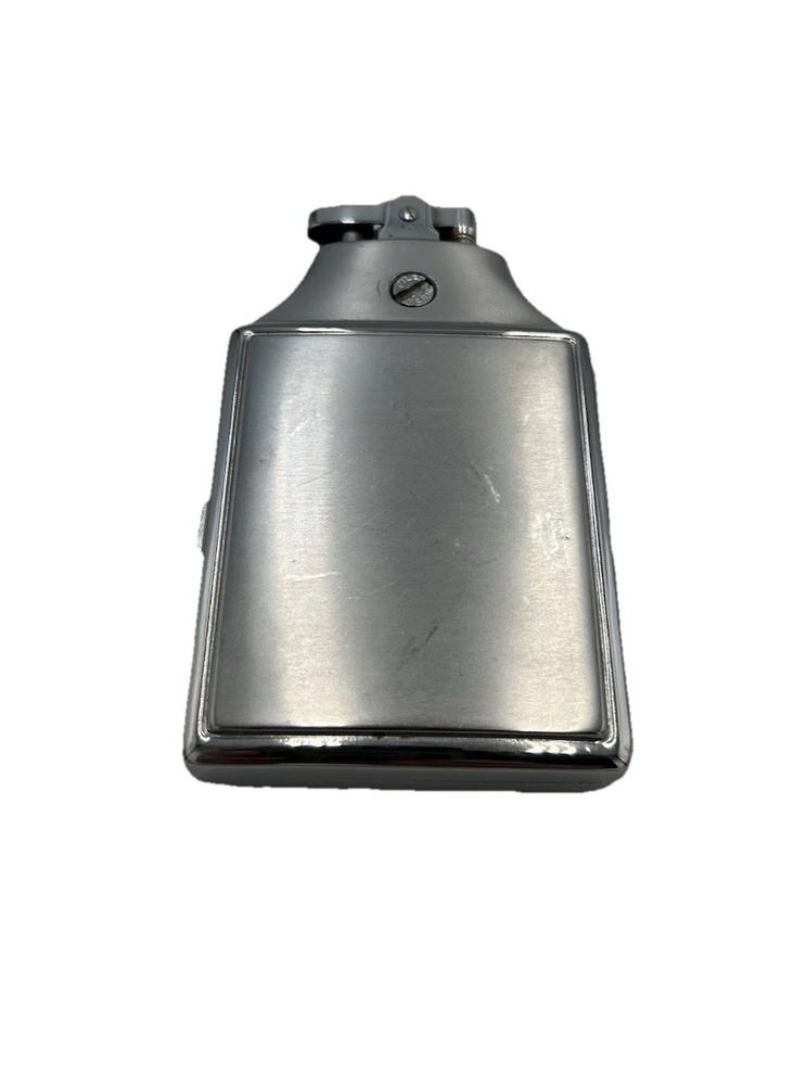 Vintage Ronson Mastercase Metal Silver Tone Cigarette Case Lighter Untested