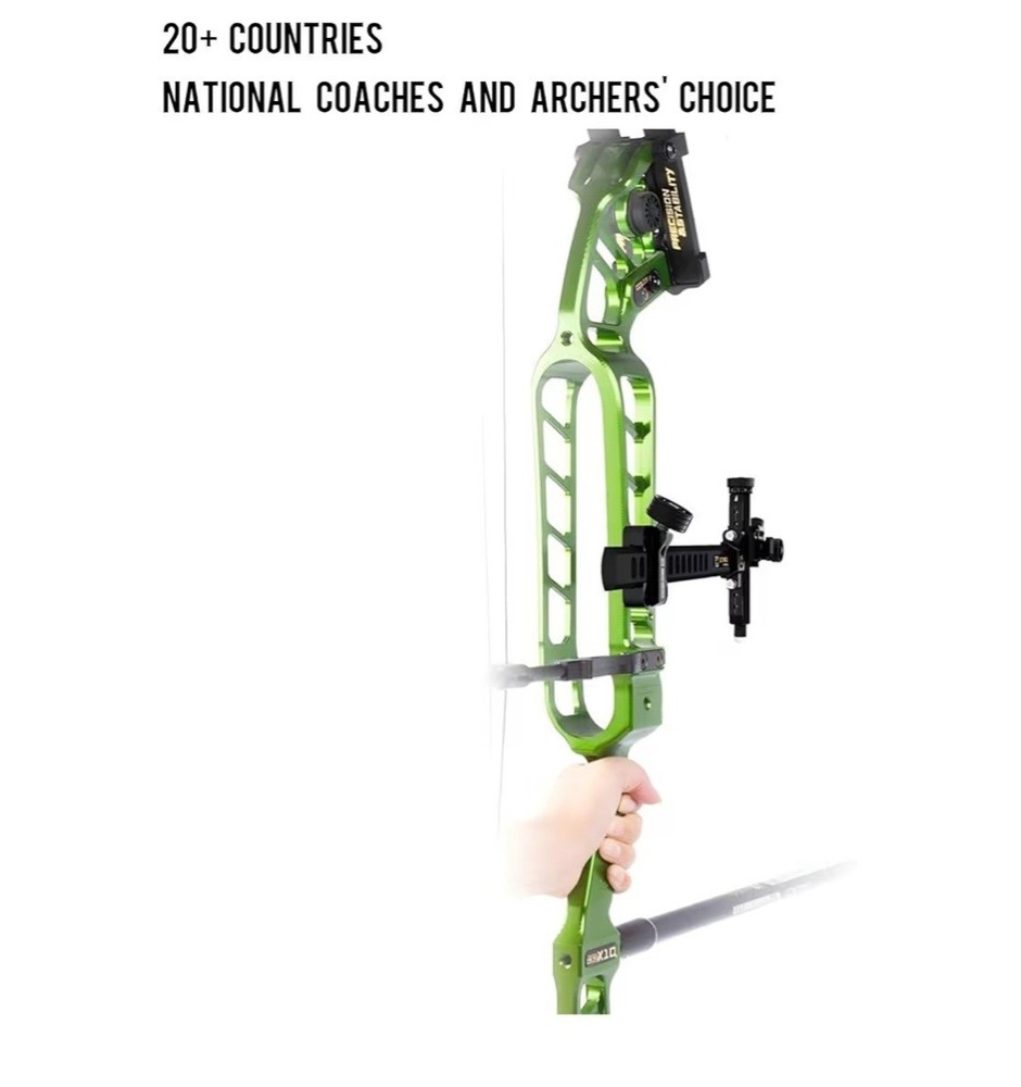 Sanlida Archery Hero10 Advanced Target Compound Sight 9" Carbon 10x