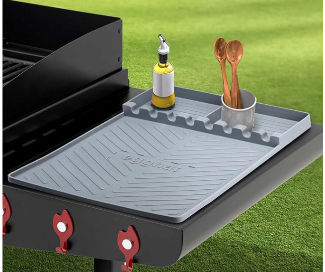 Silicone Grill Mat Compatible with Blackstone, Silicone Griddle Tools Mat with D