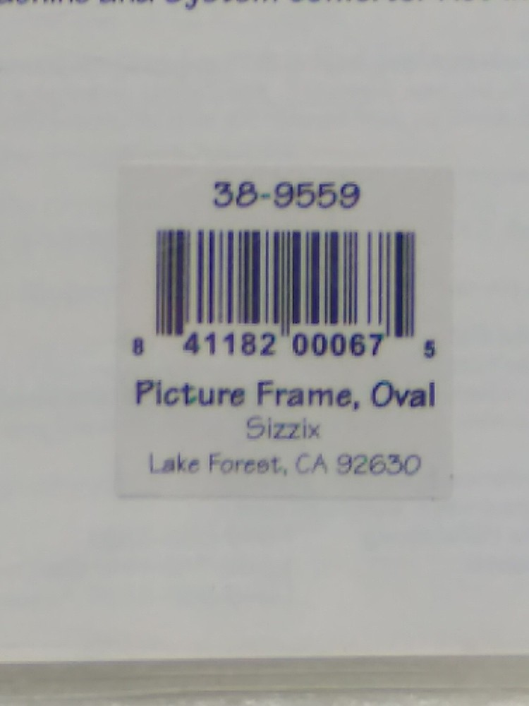 x9) Sizzix ~ Simple Impressions ~ Embossing Folder ~ See Description For Details
