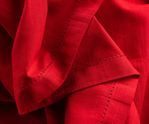 Easter Tablecloths Rectangular 63x88 – 100% Cotton 88" x 63" (Rectangular) Red
