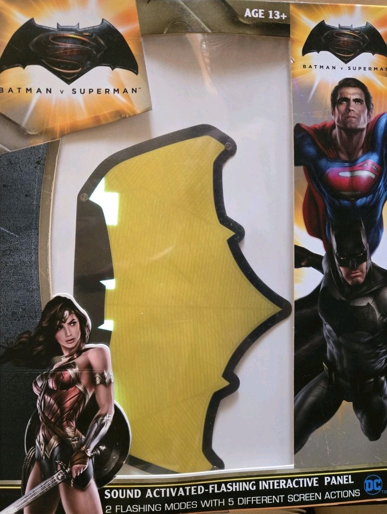 Batman V Superman Sound Activated Flashing Interactive Panel