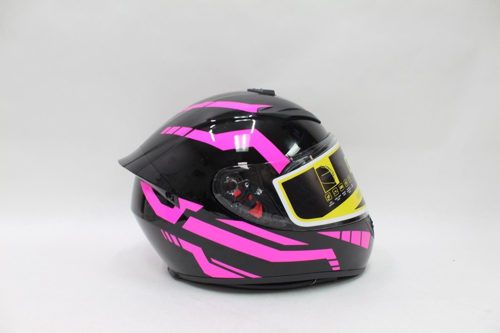 Qike A1 Full Face Motorcycle Helmet w/ Extra Shields - Medium