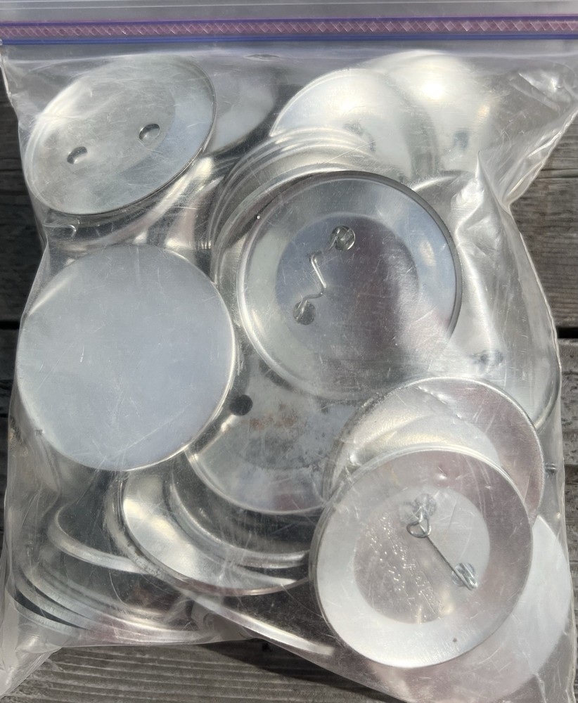 Badge A Minit  2 1/4” Front & Back Button Parts