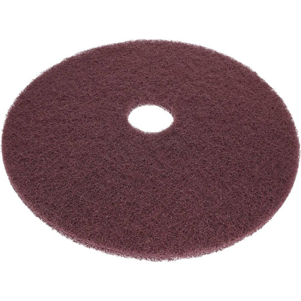 PRO SOURCE Maroon Extra Heavy Duty Floor Stripping Pads: 5 Pack, 20" Diameter