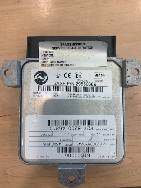 allison transmission 4500 RD control module tcm