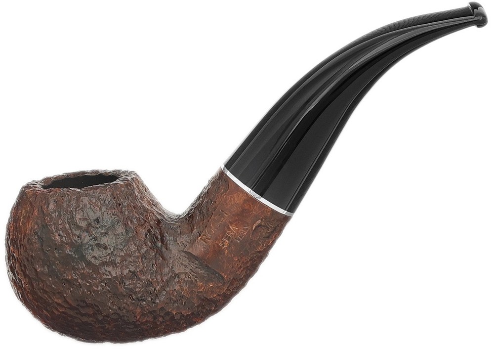 Rossi Sera Rusticated Bent Apple (8642) 6mm Filter Pipe by Savinelli - NEW