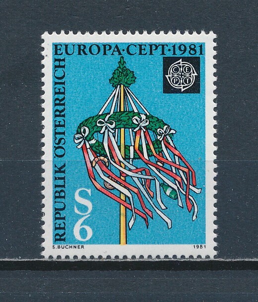 Austria   1178 MNH, Maypole, 1981