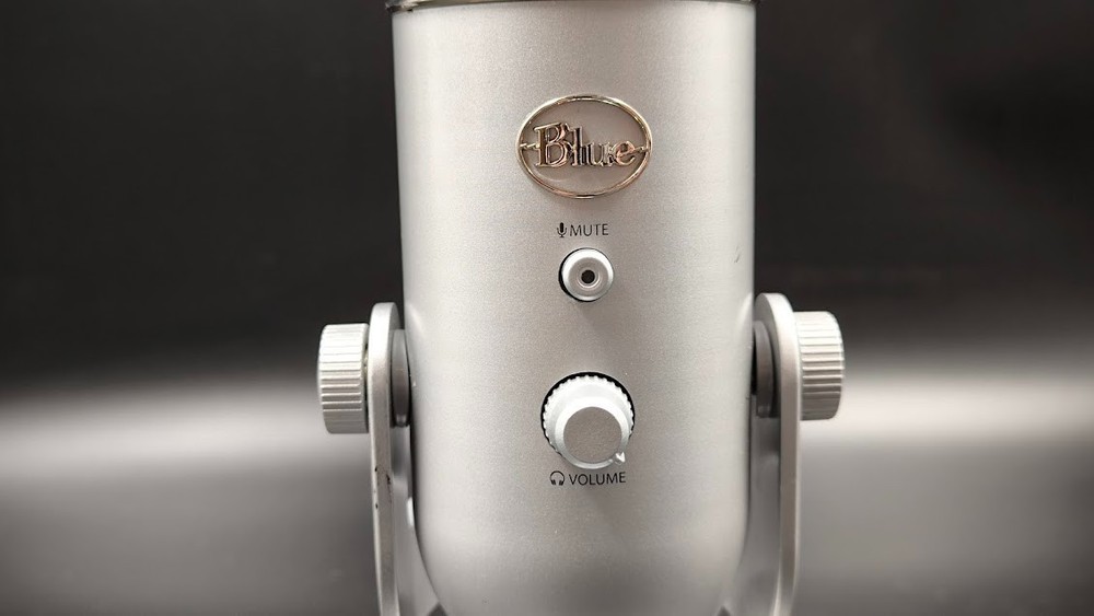 Blue Yeti Microphone Used Working Silver