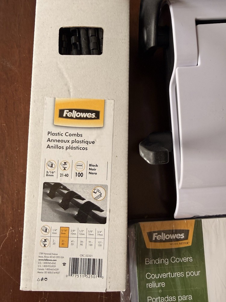 Fellowes Star 150 Manual Comb Binding Machine Excellent Used Condition