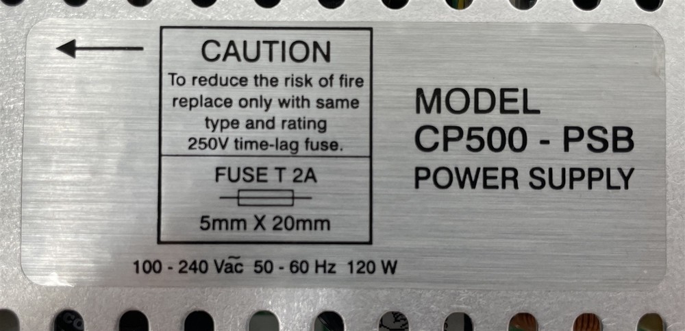 Dolby CP500 - PSB 100-240 VAC 120W Back Exit Power Supply