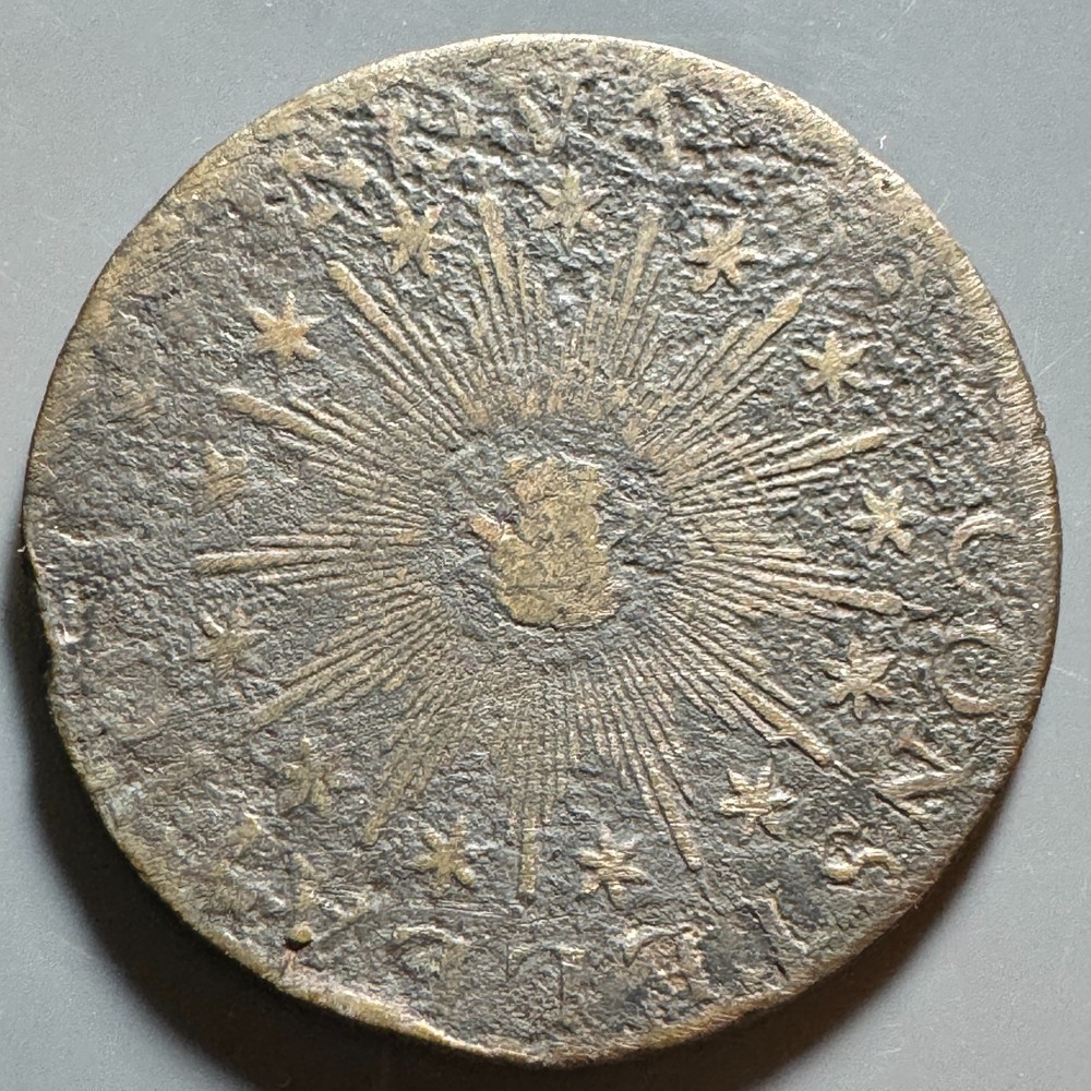 1783 Sm. Nova Constellatio Pointed Rays US Colonial Copper HC306