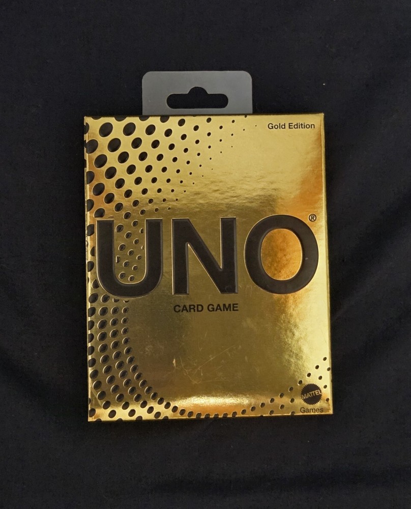 UNO Gold Edition Card Game 2025