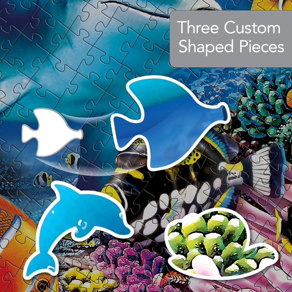 MasterPieces - Contours - Turtle Sailing 1000 Piece Shaped Jigsaw Puzzle