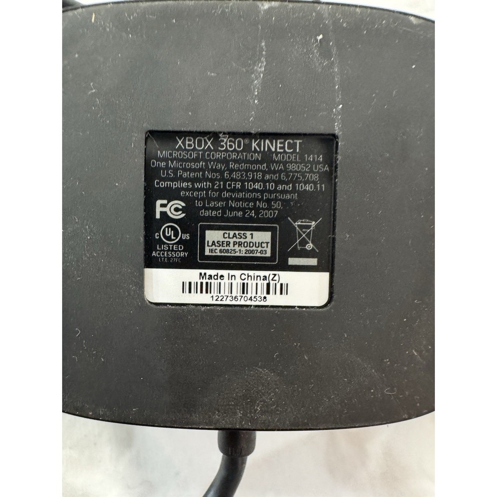 Microsoft Xbox 360 Kinect Sensor Bar. Untested/ Broken