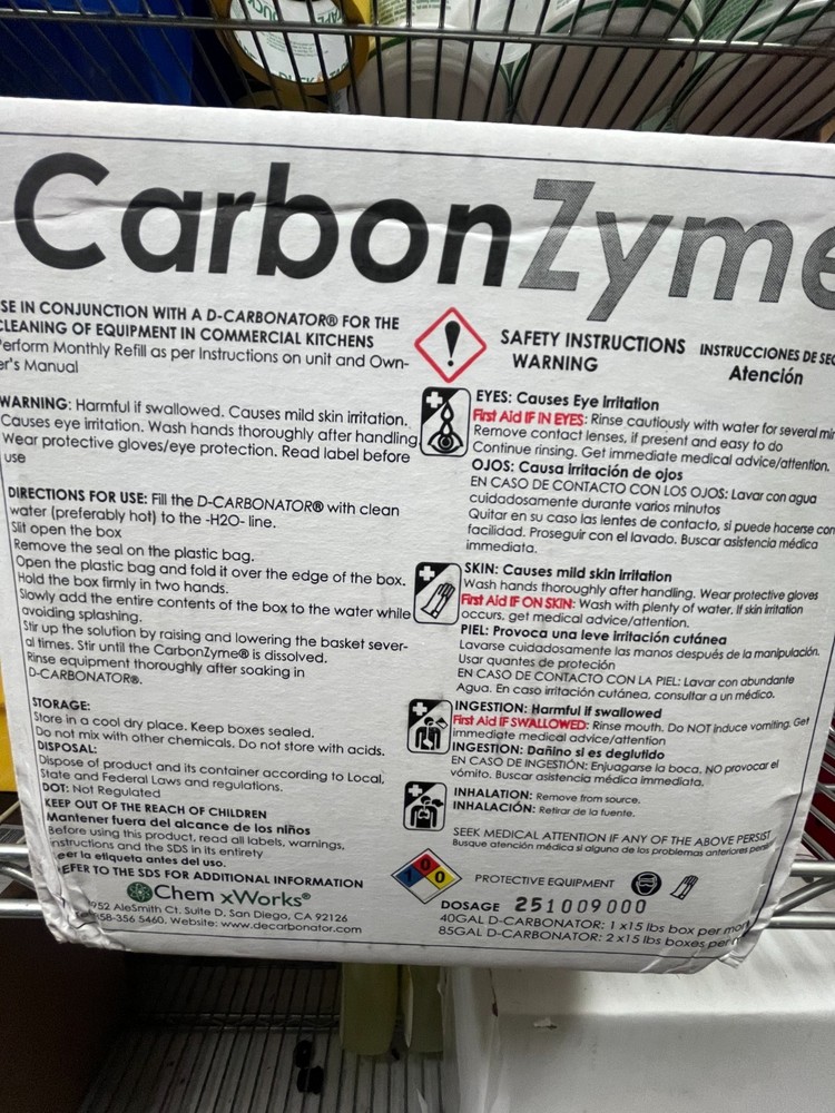 D-Carbonator Heated Soak Tank NSF Sanitation