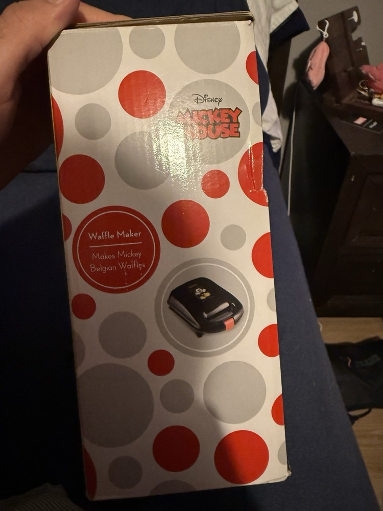 Disney Mickey Mouse Belgian Waffle Maker