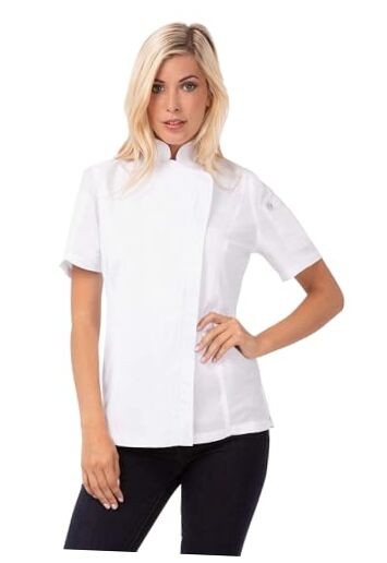 Women's Springfield Chef Coat Small White