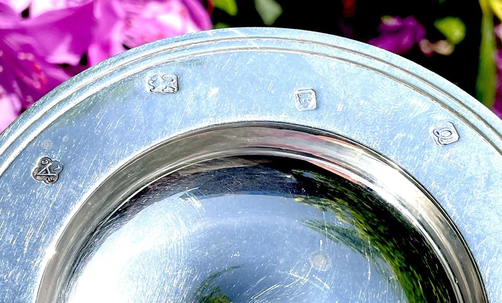 Asprey Solid Sterling Silver Hallmarked Armada Dish Bowl Plate