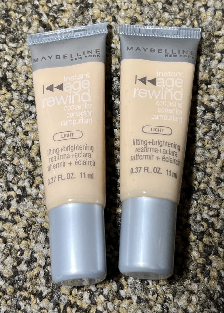 2 Maybelline Instant Age Rewind Under Eye Concealer LIGHT New