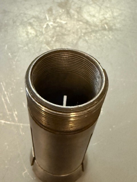 1/8" Round 5C Collet w/Internal Threads