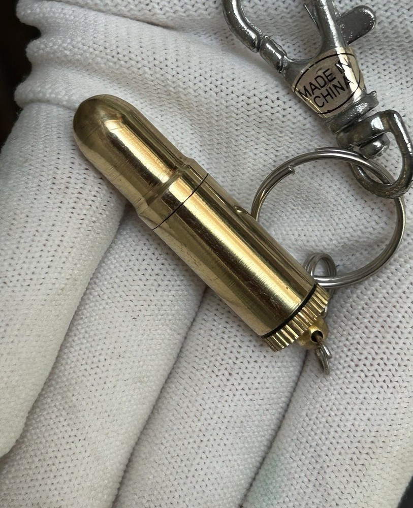 Bullet Shape Lighter Keychain