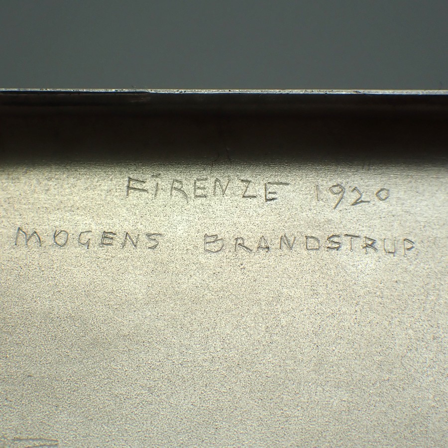 Rectangular Box 800 Silver Firenze Italy 1920