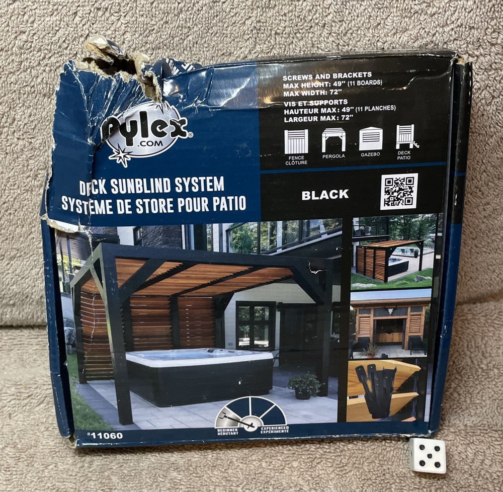 Deck Sunblind System 11060, Louvers Bracket Shutter Hardware Kit