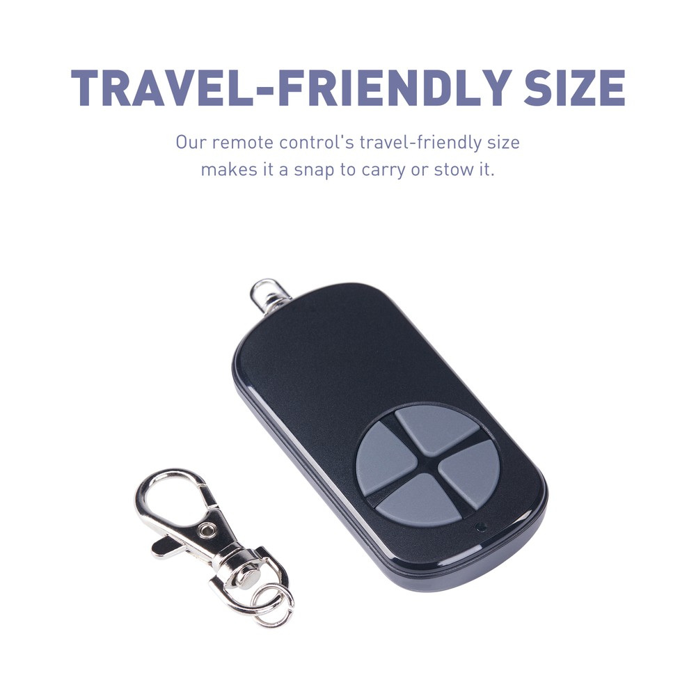 3Pcs Universal 433.92 MHz Sliding Gate Opener Remote Control Wireless Backup Key