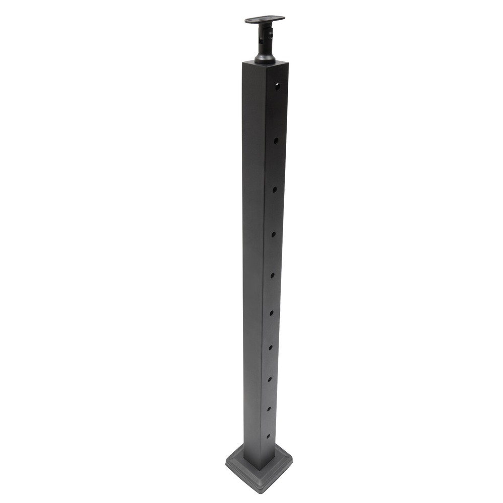 Square Cable Railing Post Wood Concrete Level Deck Corner Post Stainless