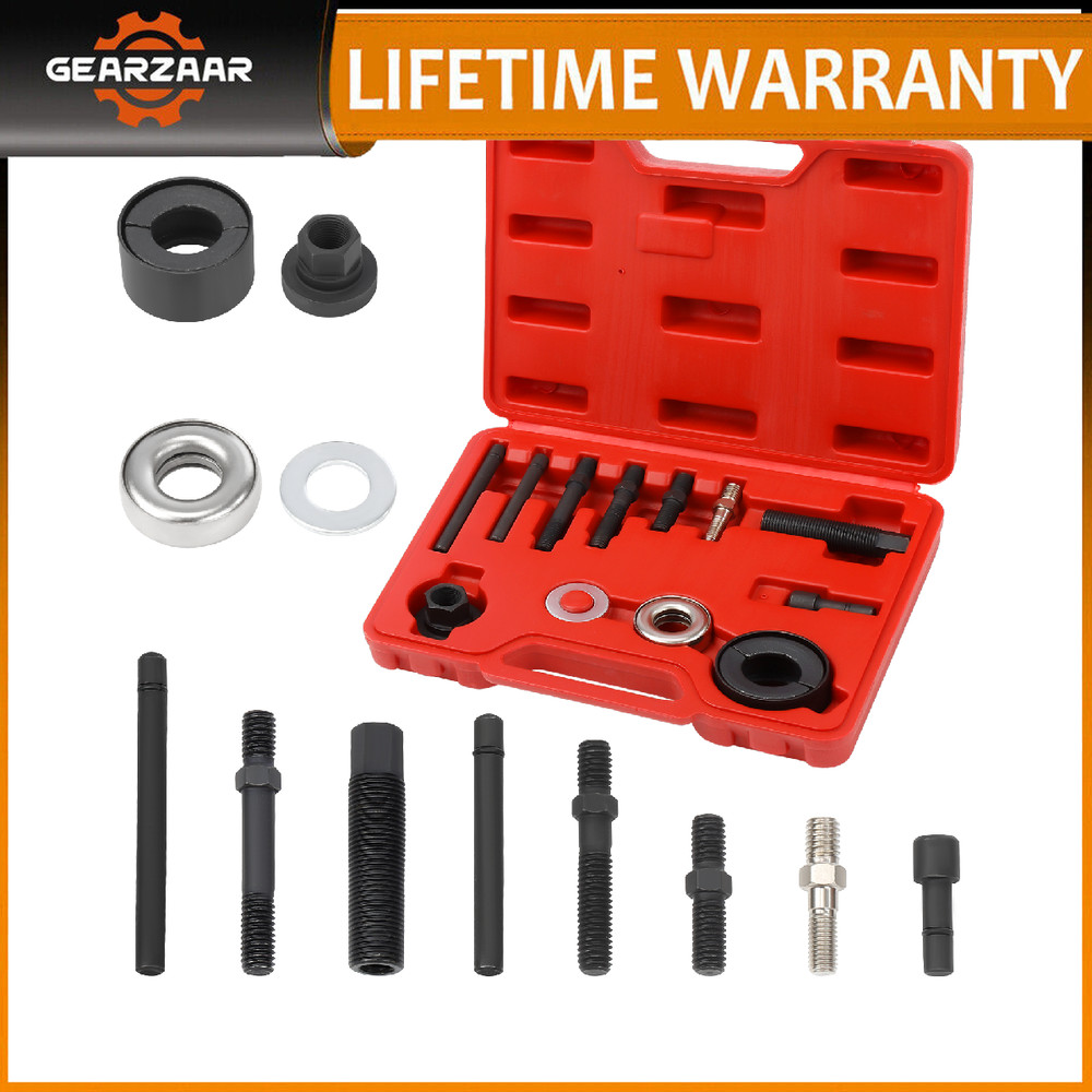 13pc Power Steering Pump Pulley Puller Remover & Alternator Installer Tool KY